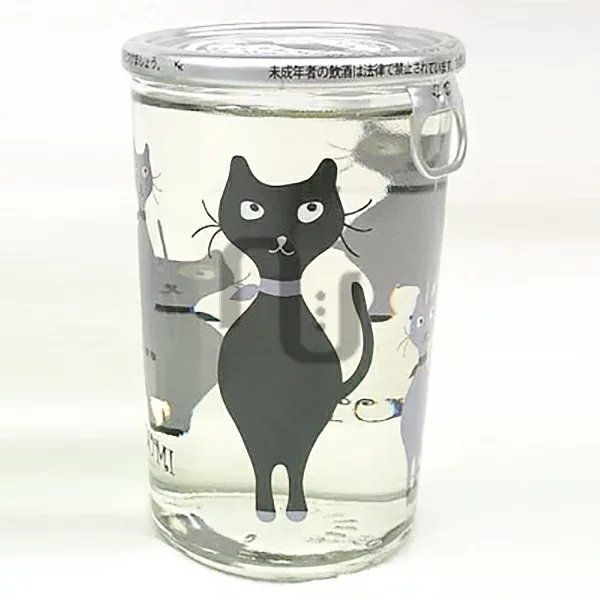 にゃんかっぷ 志太泉 180ml 志太泉酒造 純米吟醸酒 静岡 猫ラベル ネコ ねこ 日本酒 ワンカップ酒 にゃんカップ 黒猫