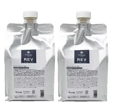 【安心保障付き】エルコス(ELLCOS) Eセラップ REV(旧 パワーリバイジング+)1000mL(1L)詰替用(レフィル) 2個セット トリートメント ヘアケア シャンプー カラーバター セラップ 美容室 サロン サロン専売品 送料無料 2023