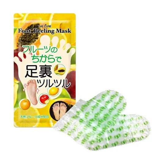 ザキュア フットピーリング マスク 足用 角質ケア フットケア 保湿 フットパック かかと 足裏 ケア 自宅ケア 【ゆうパケット送料無料】