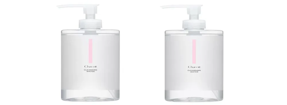 Chacott チャコット クレンジングウォーター ポンプ式 W洗顔&化粧水 500ml 001 レディース&メンズ用 ジェンダーレスコスメ (2個セット)