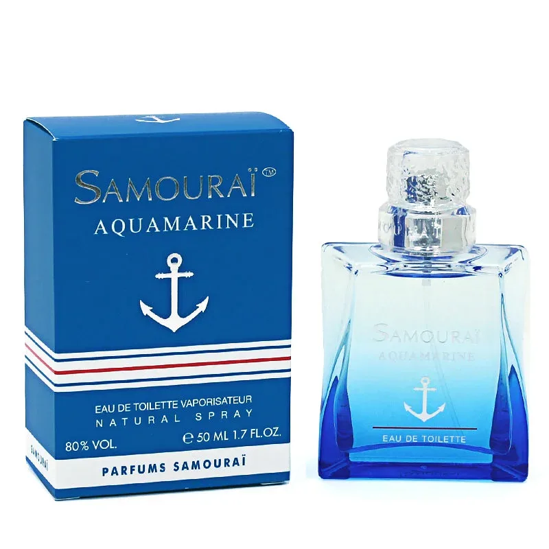 サムライ Samourai 香水 50ml サムライアクアマリン オードトワレ スプレー メンズ 【並行輸入品】