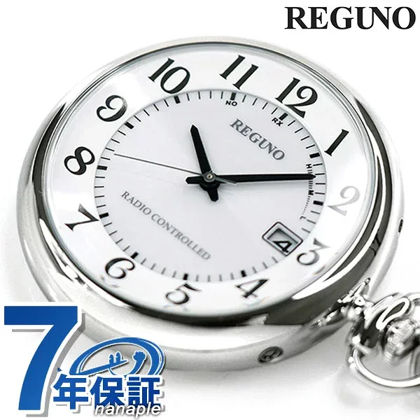 シチズン 懐中時計 ブランド レグノ ソーラー 電波 シルバー CITIZEN REGUNO KL7-914-11 時計 プレゼント ギフト