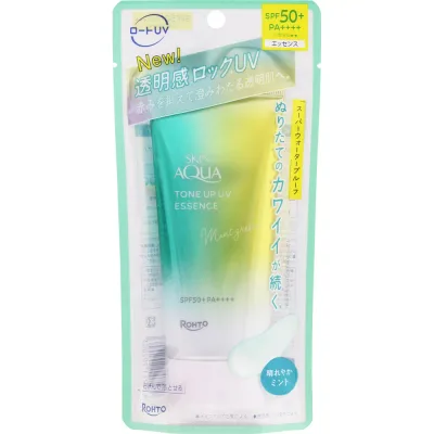 【在庫限り】スキンアクア トーンアップUVエッセンス ミントグリーン 70g