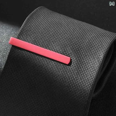 領台クリップ メンズ 電気メッキ加工 カラフル 5.8cm シンプル アクセサリー ビジネス スーツ 就活 結婚式 冠婚葬祭
