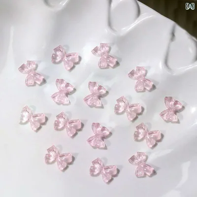 ネイルパーツ レディース 立体 3D 蝶結び リボン モチーフ ぷっくり ジェルネイル デコパーツ レジン 封入 ハンドメイド アートパーツ かわいい セルフネイル ネイルアート ネイル資材