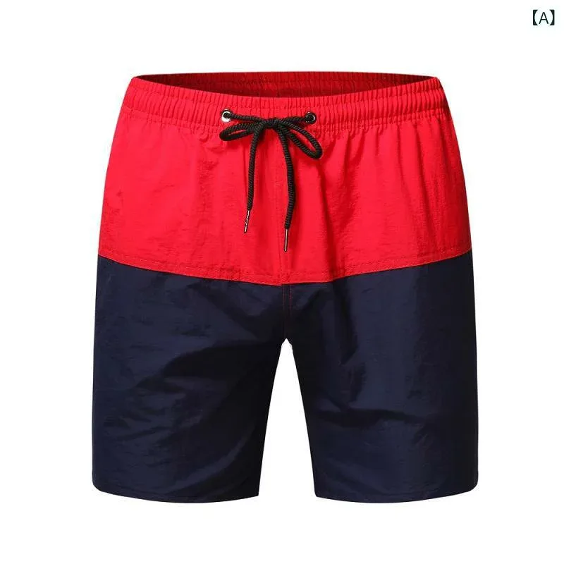 パンツ メンズ ショートパンツ 切り替え 撥水 速乾 サーフパンツ 海パン スポーツ ビーチ カジュアル アウトドア 夏 水着