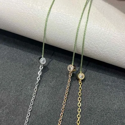 ブレスレット レディース 手編み コードブレスレット エメラルドグリーン 赤 レッド 18Kコーティング 切り替え 重ね付け 上品 高級感 ボヘミアン カジュアル ジュエリー アクセサリー