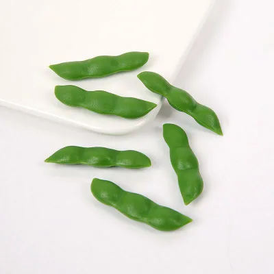 食品サンプル ミニ 枝豆 野菜 模型 PVC製 おままごと おもちゃ DIY 食材 ディスプレイ 撮影 小道具 インテリア 置物 飾り