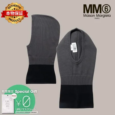Mm6 Maison Margiela エムエムシックス メゾン・マルジェラ 【本物保証】 目出し帽 ストリート系 ユニセックス Knit Balaclava