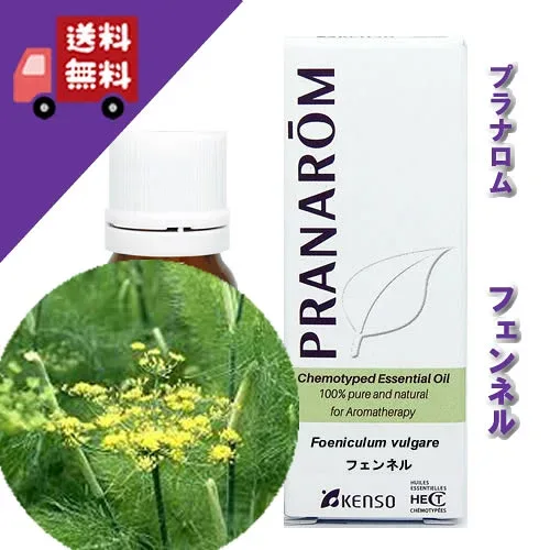 プラナロム フェンネル 10ml p-73 正規品セリ科 リラックスハーブ系 ウイキョウ 茴香 甘く爽やかで軽やかな香り(オーガニック 精油 アロマオイル ケモタイプ エッセンシャルオイル)【PRANAROM プラナロム 健草医学舎 ケンソー】