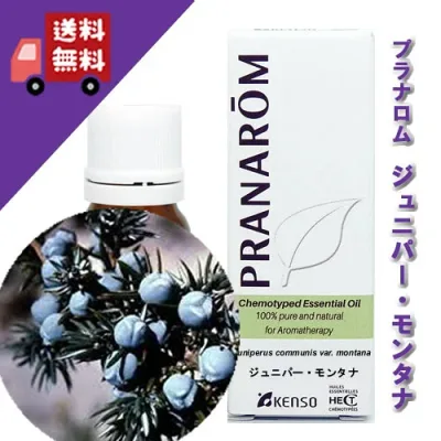 【ジュニパー・モンタナ 10ml】→ジュニパーよりも爽やかでハッキリした香り♪(森林浴系)100%ピュアの天然無農薬有機栽培オイル【PRANAROM(プラナロム)/NARD(ナードジャパン)】(精油/アロマオイル/エッセンシャルオイル)P-89
