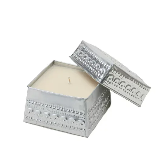 Natural Light Candle (ナチュラルライトキャンドル)SMALL SILVER OFFERING CANDLEアロマキャンドル 蜜蝋 天然香料 アジアン バリ ハワイアン リゾート インテリア