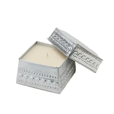 Natural Light Candle (ナチュラルライトキャンドル)SMALL SILVER OFFERING CANDLEアロマキャンドル 蜜蝋 天然香料 アジアン バリ ハワイアン リゾート インテリア