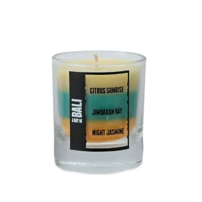 Natural Light Candle (ナチュラルライトキャンドル)ア・デイ・イン・バリ ボーティブ【人気 プレゼント ギフト】アロマキャンドル 蜜蝋 天然香料 グラス ガラス カップ インテリア