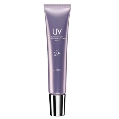 アルビオン正規品 スーパー UV カット リペア パーフェクション ベース 40g|SPF50+ PA++++〈美容液・日やけ止め用メイクアップベース〉
