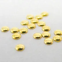 SHAREYDVA スタッズ ゴールド 1.5mm 50P ネイルアート メタルスタッズ メタルパーツ ネイル用品