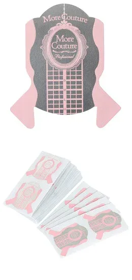 MoreCouture ネイルフォーム ピンク 100P ジェルネイル ネイル用品