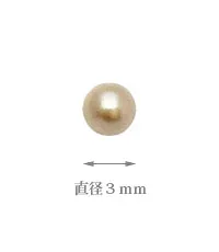 Bonnail ×Manicloset オーブパール ビスクドール 3mm 20P ネイルアート ネイルストーン ネイル用品