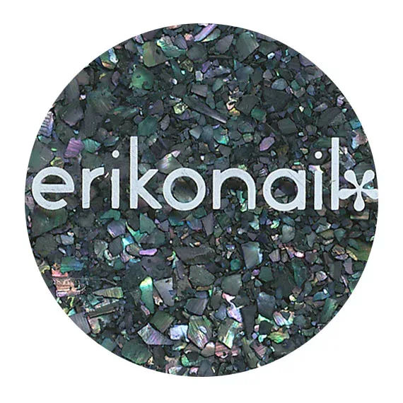 erikonail ジュエリーコレクション ERI-195 シェル ブラック 3g ネイルアート ラメ ホログラム グリッター ネイル用品