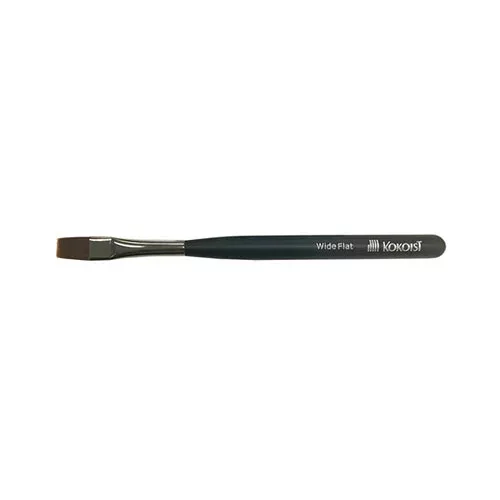 KOKOIST ジェルネイル用ブラシ ワイドフラット筆 ジェルネイル ネイル用品 ジェルブラシ ネイルブラシ 筆 ネイルアート アート筆