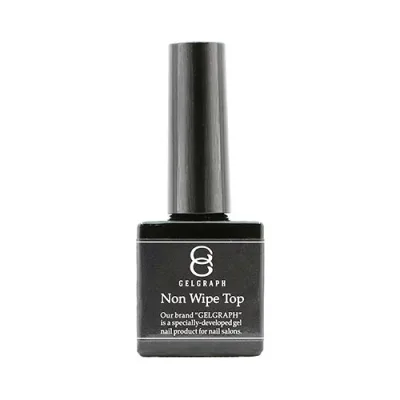 GELGRAPH ノンワイプトップ 10g (ブラシタイプ) トップジェル ジェルネイル ネイル用品