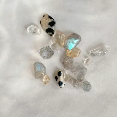NOVEL Labradorite mix stones ノヴェル ネイルアート ジェルネイル ネイルアート ラメ グリッター パウダー