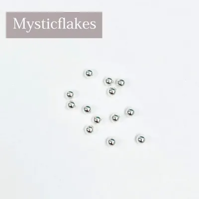 MysticFlakes ブリオン シルバー 3mm 【ネイルパーツ 大きめブリオン モードネイル セルフネイル】