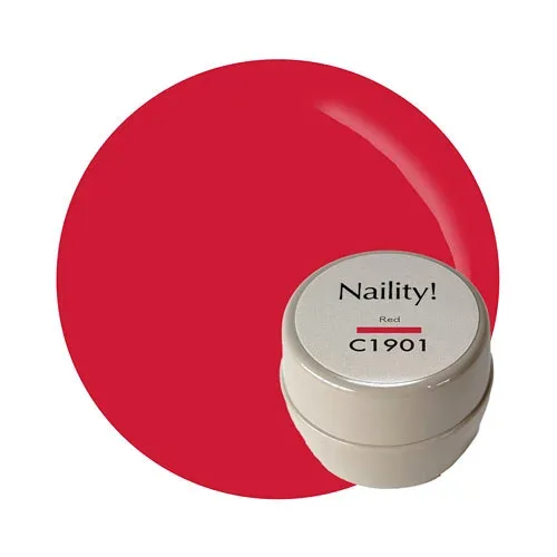 Naility! C1901 レッド 【カラージェル 高発色 ジェルネイル ネイリティー】
