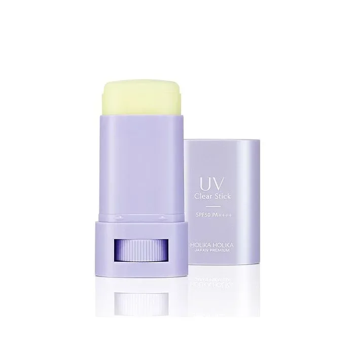 ホリカホリカ UVクリアスティック 15g HolikaHolika 化粧下地 美容スティック スキンケア 乾燥 紫外線 透明タイプ 合成香料不使用 タール系色素不使用 日焼け止め SPF50 PA++++ HOLIKA HOLIKA
