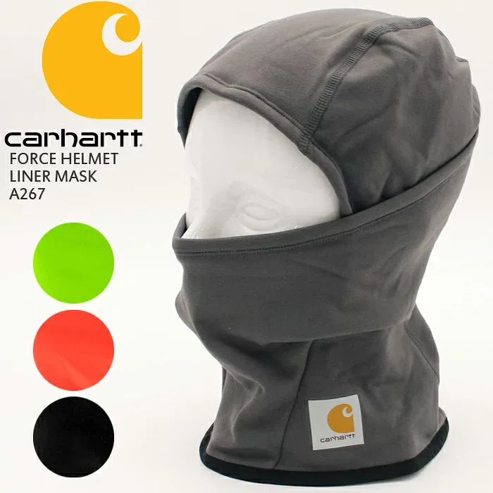 レビューでクーポン★カーハート ニット帽 帽子 CARHARTT FORCE HELMET LINER MASK A267 バラクラバ ライナーマスク 目出し帽 フェイスマスク 速乾性 防臭 防汚 ドライ スキー スノボ ウィンタースポーツ メンズ レディース ユニセックス 男性 女性