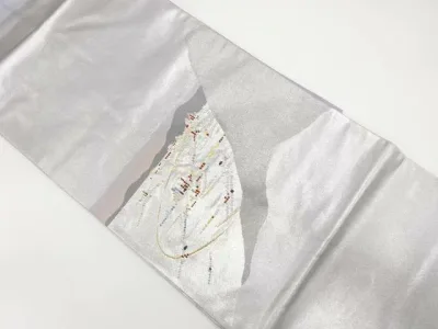 夜景模様織り出し 名古屋帯【中古】【着】