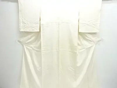 白生地中着【アンティーク】【中古】【着】【縮緬・錦紗】