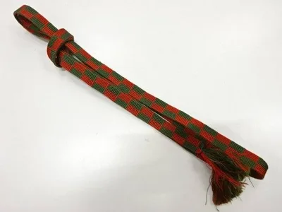 正絹 手組帯締め【中古】【着】【和装小物】
