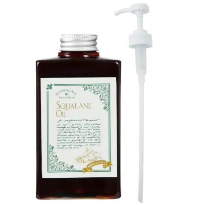 【専用ポンプ付】ナチュラルビューティセレクション スクワランオイル 300mL プラチナレーベル 天然100% キャリアオイル 送料無料