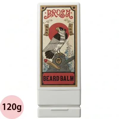 ブロッシュ ビアードバーム / 120g BROSH BEARD BALM メンズ ヒゲ 髭 ケア バーム 保湿 整髪料 スタイリング剤 オイル バーバー サロン専売品