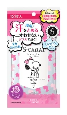 エスカラット 薬用 デオドラント パウダーシート ローズ