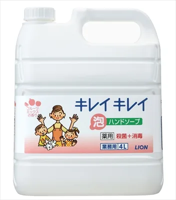 業務用キレイキレイ泡ハンドソープフルーツミックスの香り4L