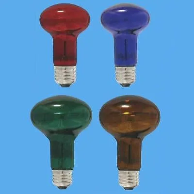 耐熱透明カラー球(クリアタイプ) R80 レッド E26
