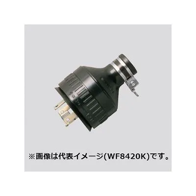 防水引掛3Pゴムキャップ 20A 250V ブラック