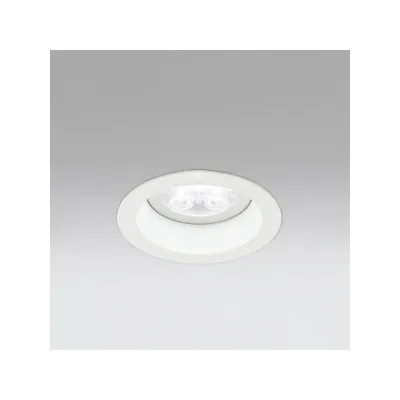 LEDダウンライト M形 φ100 JR12V-50W形 LED5灯 配光角27°連続調光 本体色:オフホワイト 電球色形 2700K