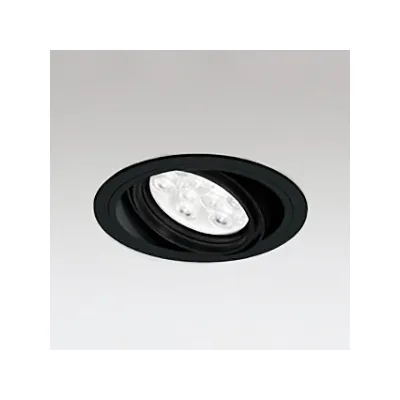 LEDユニバーサルダウンライト M形 φ125 HID35W形 LED9灯 配光角14°非調光 本体色:ブラック 白色形 4000K