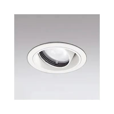 LEDユニバーサルダウンライト M形 φ100 JR12V-50W形 高効率形 ミディアム配光 連続調光 オフホワイト 白色