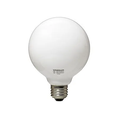 YAZAWA(ヤザワ)長寿命 ボール電球 G95 ホワイト 100W形 E26 GW100110V90W95L