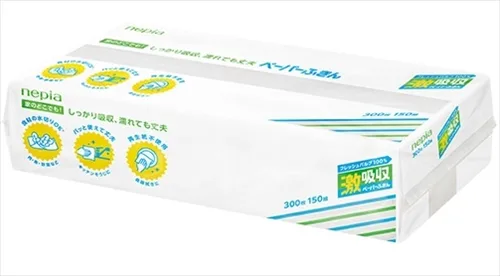 ネピア激吸収ペーパーふきんソフトパック150組