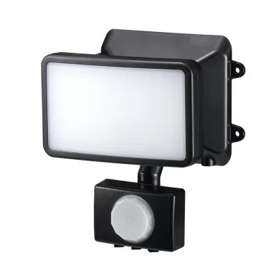 YAZAWA(ヤザワ) ソーラー式 3W LED センサーライト 1灯 SLR3LES