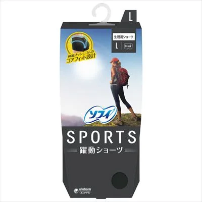 ソフィSPORTSショーツLブラック