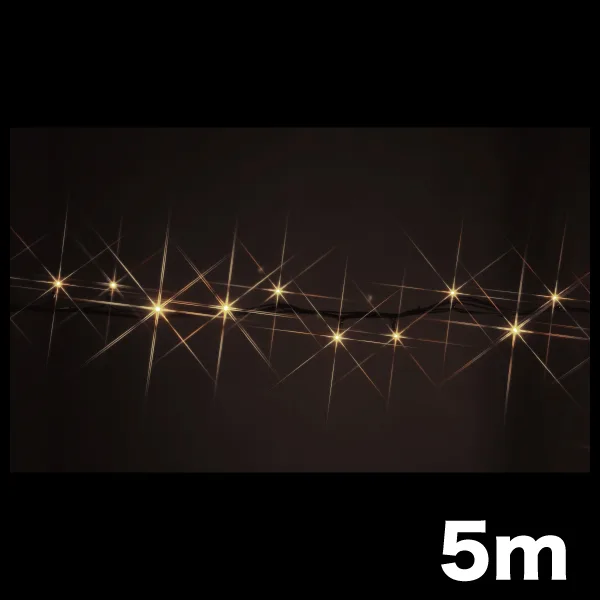 LEDストリング ニューハイグレードタイプ 長さ5m 電球色