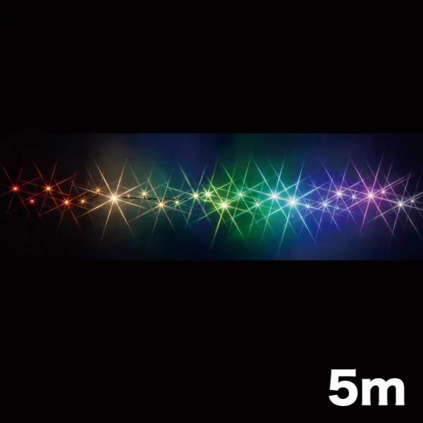 LEDストリング ニューハイグレードタイプ 長さ5m レインボー