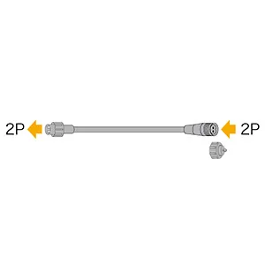 延長コード 2P SJXシリーズ用 長さ1.8m