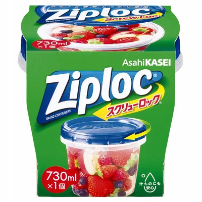 【旭化成ホームプロダクツ】ジップロックスクリューロック730ml 1個入